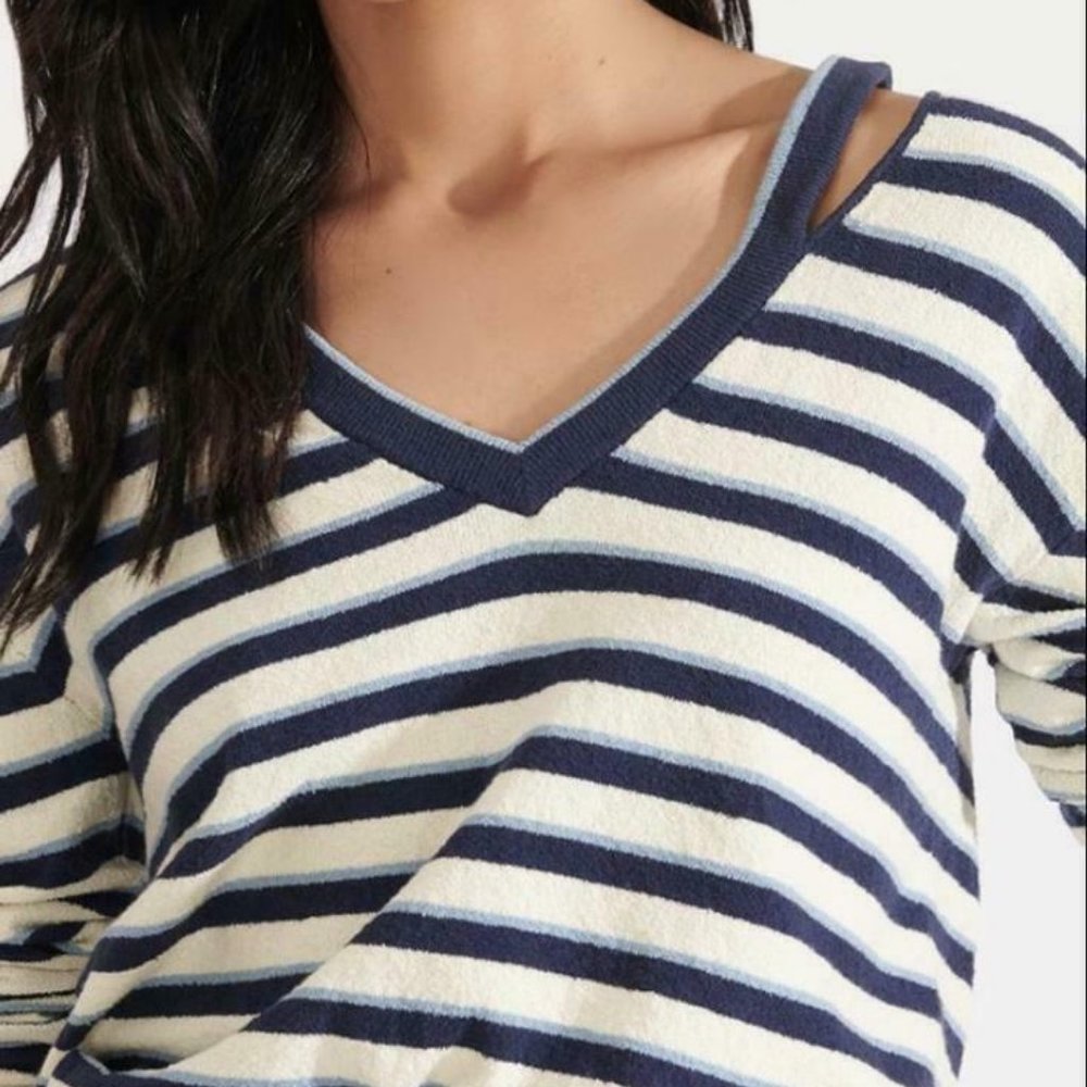 Veronica Beard Jean Herbie V-Neck Pullover